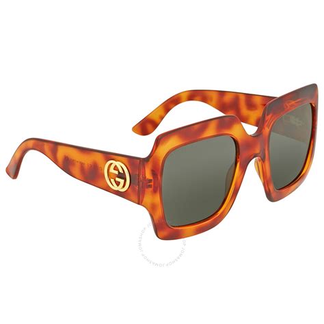 gucci oversize brown havana square sunglasses|Gucci oversized square sunglasses.